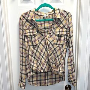 Splendid Collared Flannel